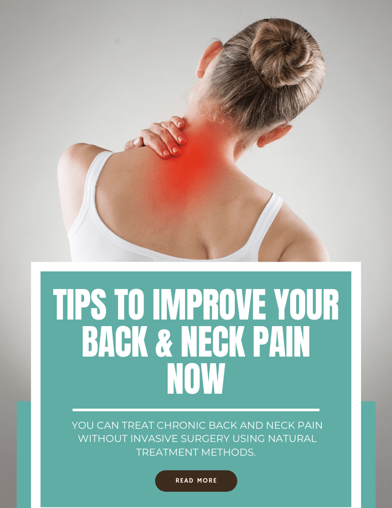 Back and Neck Pain Relief tips